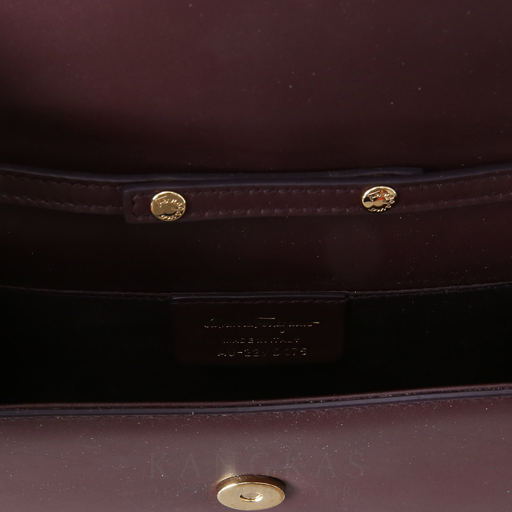 FERRAGAMO(USED)페레가모 간치니 스터드 미니 체인 크로스백